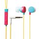 Auriculares ELECOM 11217 105 Color Azul y Rosa, Para iPhone