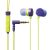 Auriculares ELECOM 11214 105 Color Verde y Violeta, Para iPhone, In-Ear