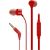 Auriculares In-Ear JBL T160RD Color Rojo Con cable